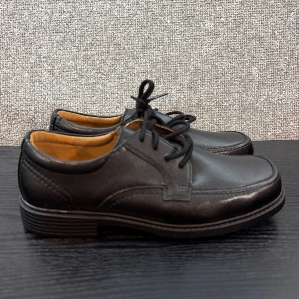 Florsheim lace-up Oxford Dress Shoes Boys 4.5W Leather Comfortech Footbed School